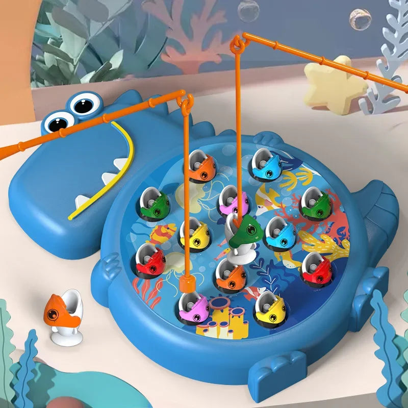 Fishing Dino educatief magnetisch spel – interactief visspel voor kinderen dat motorische vaardigheden, concentratie en sociaal spel stimuleert.