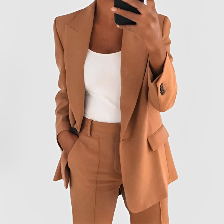 Tweedelige Set met Blazer en Broek