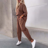 Tweedelige Set met Oversized Top en Enkelbroek