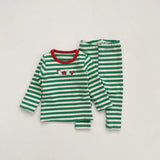 LittleSanta kinder kerstpyjama – zachte, warme en comfortabele pyjama met feestelijk design, perfect voor een gezellige kerstsfeer en een goede nachtrust.