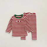 LittleSanta kinder kerstpyjama – zachte, warme en comfortabele pyjama met feestelijk design, perfect voor een gezellige kerstsfeer en een goede nachtrust.