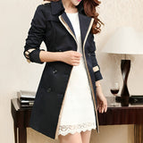 Zwarte Trenchcoat voor Dames