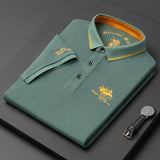Heren Polo Met Borduurlogo En Comfort Fit