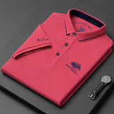 Heren Polo Met Borduurlogo En Slim Fit Pasvorm