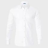 Heren Overhemd Slim Fit met Lange Mouwen en Klassieke Kraag