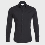 Heren Overhemd Slim Fit met Lange Mouwen en Klassieke Kraag