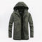 Heren parka winterjas in donkergroen – wind- en waterdicht materiaal, warme voering en comfortabele pasvorm voor koude dagen.