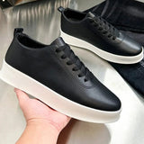 Heren Casual Sneakers met Minimalistisch Design en Comfort Zool