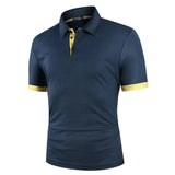 Heren Polo Met Contrast Details En Slim Fit