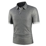 Heren Polo Met Contrast Details En Slim Fit
