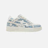 Trendy Sneakers met Patchwork Design en Dikke Zool