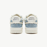 Trendy Sneakers met Patchwork Design en Dikke Zool
