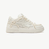 Trendy Sneakers met Patchwork Design en Dikke Zool