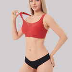 Beugelloze dames BH in diverse kleuren – zachte stof, comfortabele pasvorm en optimale ondersteuning voor dagelijks gebruik.