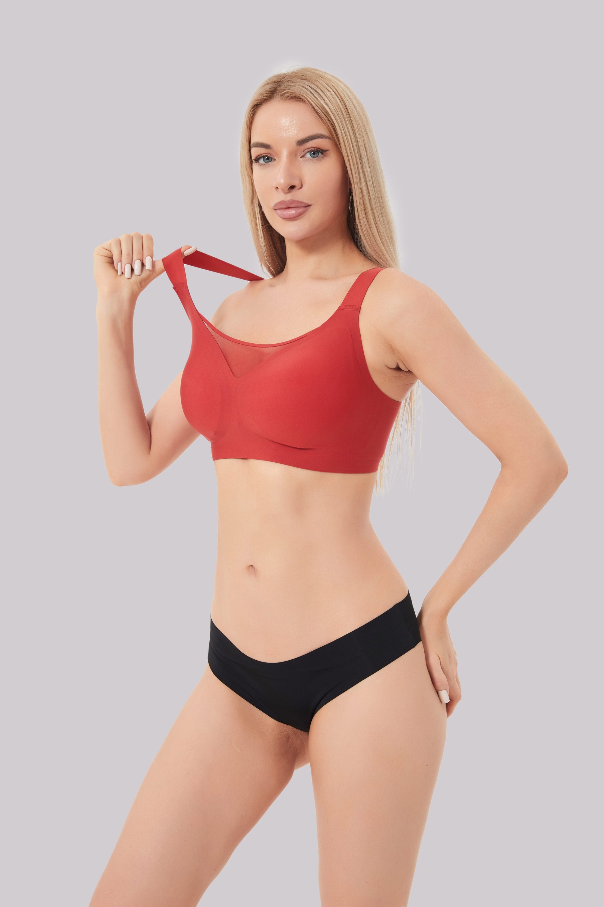 Beugelloze dames BH in diverse kleuren – zachte stof, comfortabele pasvorm en optimale ondersteuning voor dagelijks gebruik.