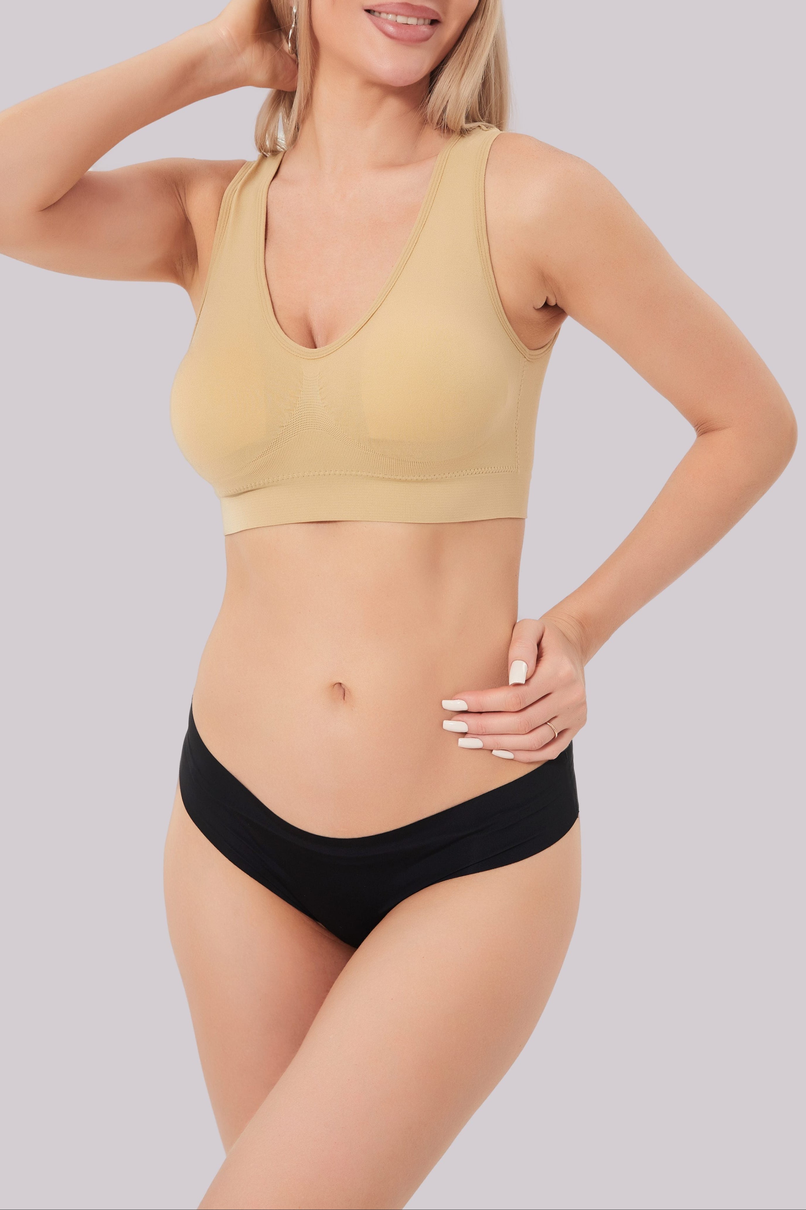 Linda comfortabele sport-BH voor dames – ademende, stretchstof, optimale ondersteuning en perfecte pasvorm voor sportieve activiteiten.