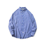 Oversized Gestreepte Blouse met Lange Mouwen