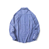 Oversized Gestreepte Blouse met Lange Mouwen