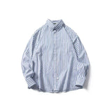 Oversized Gestreepte Blouse met Lange Mouwen