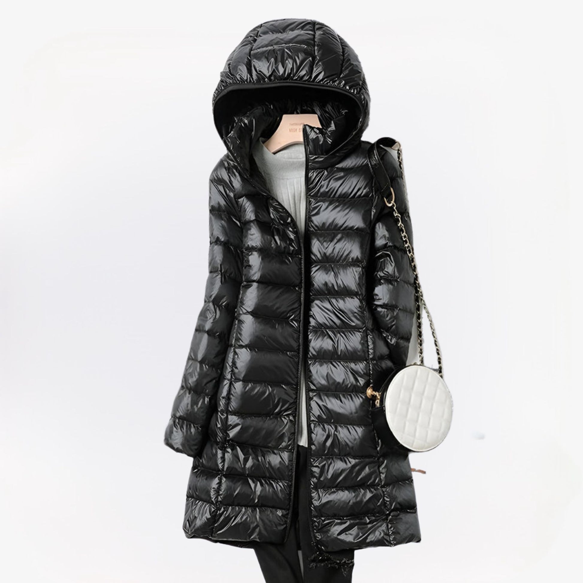 Lange dames winterjas in diverse kleuren – warme gevoerde stof, elegante pasvorm en perfecte bescherming tegen kou.
