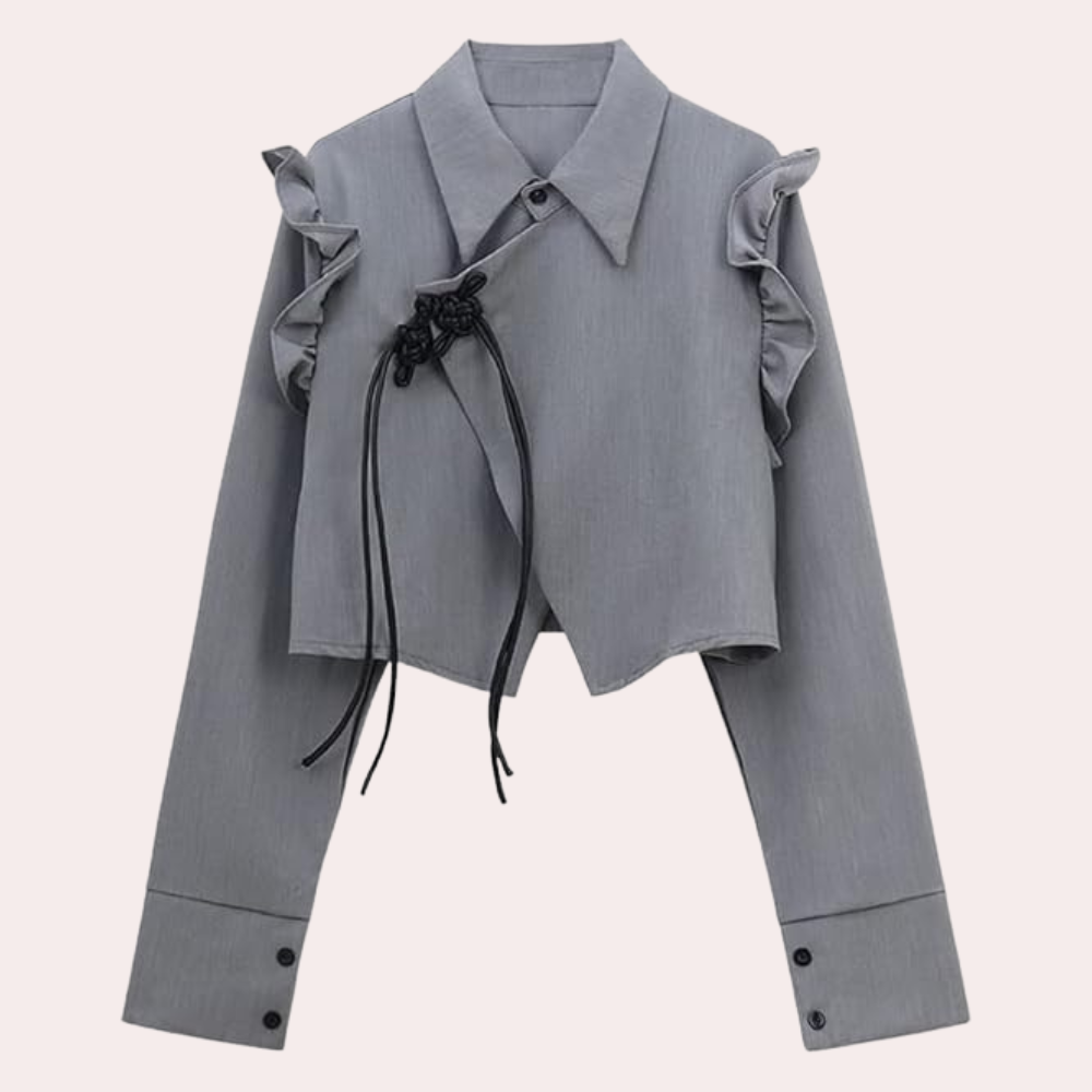 JONETTE – Trendy zomertop voor dames met modieus design en comfortabele, luchtige stof, perfect voor warme dagen.