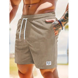 Heren Shorts met Trekkoord en Elastische Taille