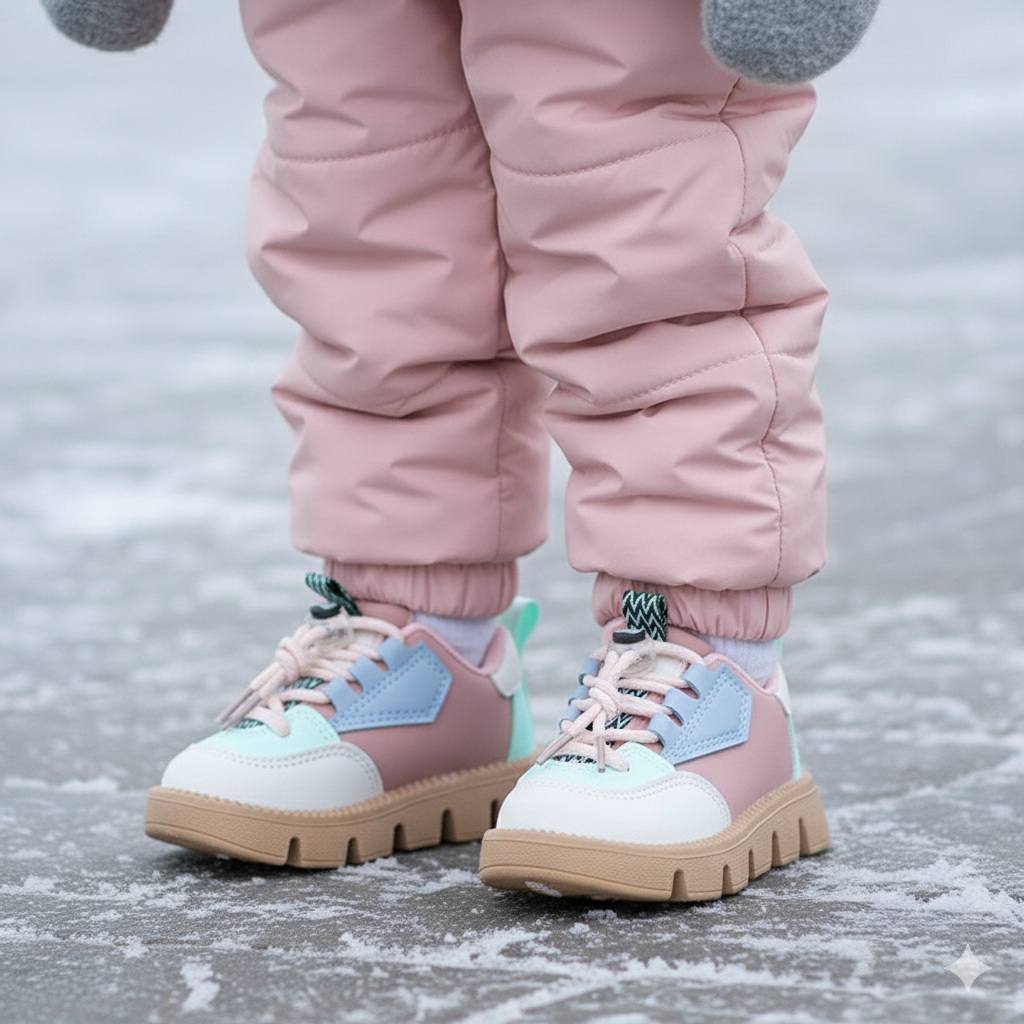 FlexiRun kindersneakers met dikke zool – stoere en comfortabele sportschoenen voor kinderen, ademend en lichtgewicht design, ideaal voor dagelijks gebruik.