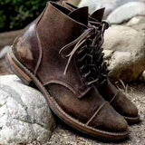 Leren Veterboots voor Heren