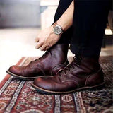 Leren Veterboots voor Heren