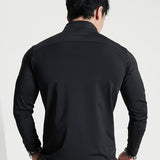 Sportieve Longsleeve met Ritskraag en Slim Fit
