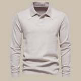Heren Polo Met Lange Mouwen En Comfort Fit