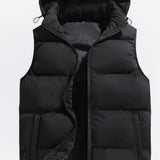 Heren bodywarmer met capuchon en voering in diverse kleuren – warme isolatie, waterafstotend materiaal en comfortabele pasvorm voor koude dagen.
