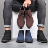 Casual Suède Veterschoenen voor Heren