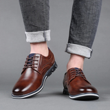Heren Nette Veterschoenen met Klassiek Design en Comfort Zool