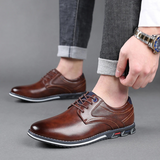 Heren Nette Veterschoenen met Klassiek Design en Comfort Zool