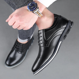 Heren Nette Veterschoenen met Klassiek Design en Comfort Zool