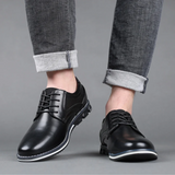Heren Nette Veterschoenen met Klassiek Design en Comfort Zool