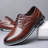 Heren Nette Veterschoenen met Klassiek Design en Comfort Zool
