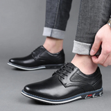 Heren Nette Veterschoenen met Klassiek Design en Comfort Zool