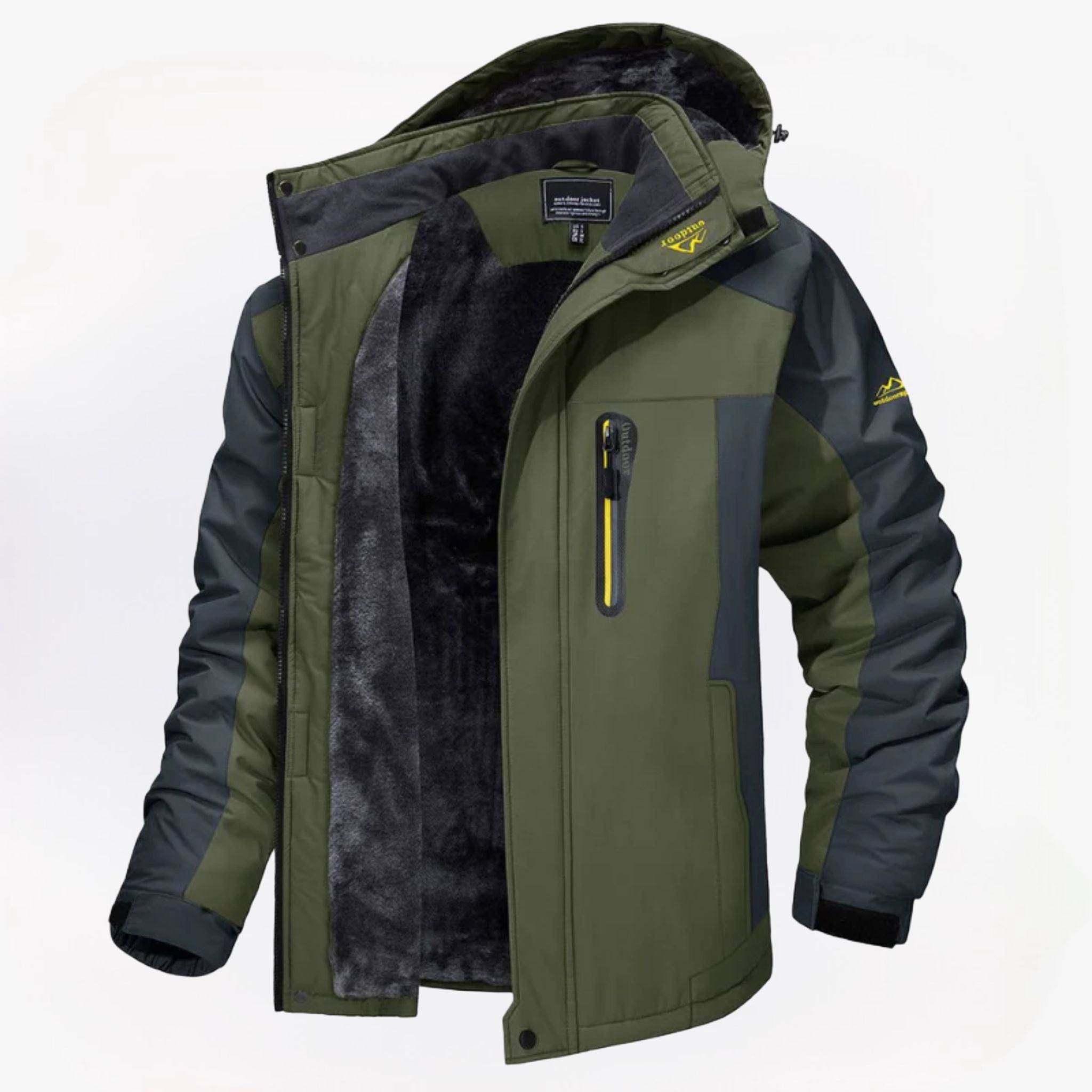 Levano heren outdoor winterjas – warme, waterafstotende jas met winddichte bescherming, comfortabele pasvorm en duurzaam materiaal, ideaal voor winterse buitenactiviteiten.