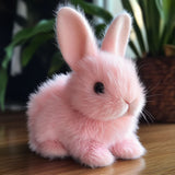 CuddleBunny interactief knuffelkonijn voor kinderen – zachte, beweeglijke knuffel die plezier en interactief spel stimuleert met realistische reacties.