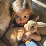 CuddleBunny interactief knuffelkonijn voor kinderen – zachte, beweeglijke knuffel die plezier en interactief spel stimuleert met realistische reacties.