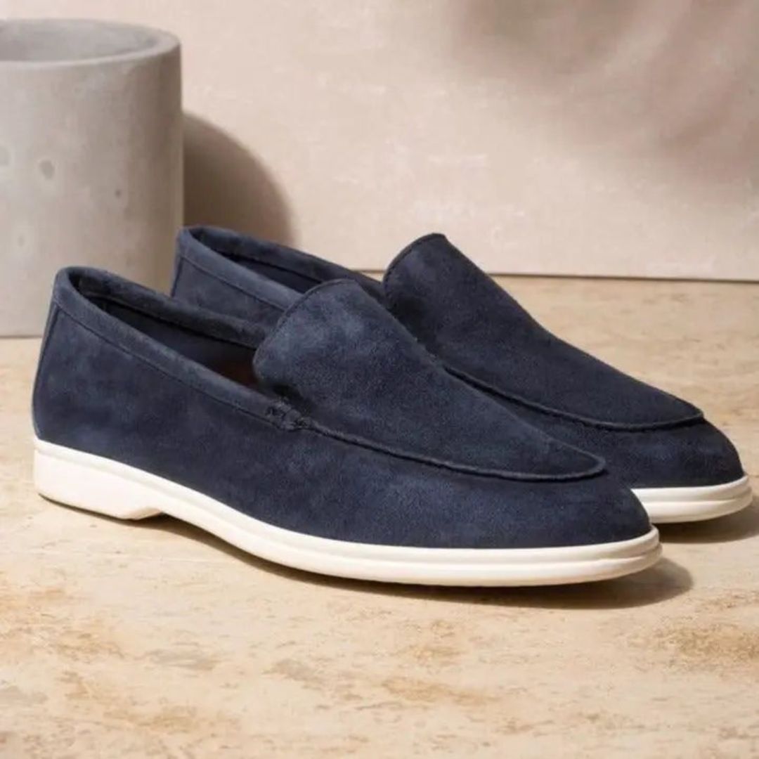 Lucian klassieke leren loafers voor heren – elegante bruine herenschoenen van hoogwaardig leer met comfortabele pasvorm voor casual en formele gelegenheden.