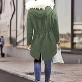 Warme Parka Jas met Faux Fur Capuchon