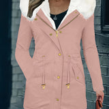 Warme Parka Jas met Faux Fur Capuchon