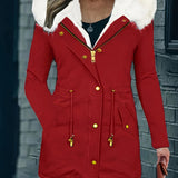 Warme Parka Jas met Faux Fur Capuchon