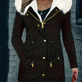 Warme Parka Jas met Faux Fur Capuchon