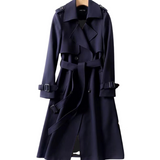 Bruine Lange Trenchcoat voor Dames
