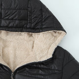 Gewatteerde Winterjas met Teddyvoering