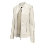 Minimalistische Leren Look Jas voor Dames